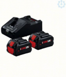 Starter Set 2x8.0Ah PC , GAL 18V-160, Carton 1600A02X03 | 4053423252668