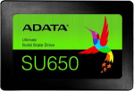 ADATA Ultimate SU650 512 GB, SSD form factor 2.5", SSD interface SATA 6Gb/s, Write speed 450 MB/s, Read speed 520 MB/s ASU650SS-512GT-R | 4711085931528