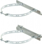Pole mounting set, W=600mm, 2 pieces, 1 set 110680 | 8592765106803