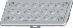 Cable entry plate,univers, IP44/54 with 15 x M16 and 4 x M20 precuts FZ466N | 3250612764792