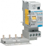 4P 25A 30mA AC Earth leakage add-on-block with double output BD426N | 3250611344513
