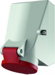 Wall mounted recept., 16A7p6h400V, IP44 734 | 4015394005582