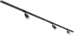 PURI 2.0 track lighting set with 3xGU10 bulbs, 2m, black 1008903 | 4024163303132