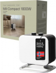 Fan heater 1800W 10-30m&sup2;, white CUS1800MECWA | 7090019822642