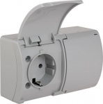 VG-182-03 Koala Gn. podw. 2x2P+Z SCHUKO n/t IP44 popiel z klapk.popiel 61.398 | 5901769016248