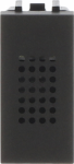Color: Anthracite.   Rated voltage: 127 - 230 Vac / 50 - 60 Hz   Rated power: 8 VA   Adjustable tone   Acoustic power at 1 meter with cover plate: 75 dB   Size: 1 module. 2CLA211900N1801 | 8427238068404