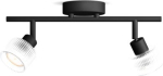 Ceiling/Wall spot Horen, black, 2&times;GU10, 2&times;50W, IP20 929004780201 | 8721103143518