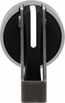 Black selector switch head &Oslash;22 3-position stay put. range of product: Harmony XB4 - device short name: ZB4 - mounting diameter: 22 mm - operator additional information: padlockable - operator position information: 3 positions +/- 45&deg; - locking positi ...