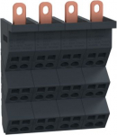 Distribution block, LINERGY DP, 4P, 160A, 24 outgoing terminals, direct connection to NSXm LVS04039 | 3606481868114