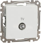 TV socket, Sedna Design & Elements, male IEC, intermediate, 10dB, PRO, white SDD111478 | 3606481466129