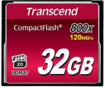 Memory card COMPACT FLASH 32GB, 800X, Red TS32GCF800 | 760557830023