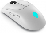 Wireless gaming computer mouse Alienware Tri-Mode AW720M 2.4 GHz, Bluetooth 5.1, USB-C, LiP battery, White 545-BBDO | 5397184621257