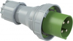 CEE Industrial plug 4x125A (3P+PE) 10h IP67 POWER TWIST green/grey 044-10 | 9003399590900