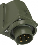 CEE-wall mounted plug 5x16A (3P+N+PE) 6h IP67 green 5152-6K.U | 9003399421471
