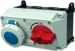 Wall mounted recept., 32A3p6h230V, IP67 7629 | 4015394231684
