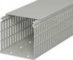Wiring trunking, type 100100, 100x100x2000, Stone grey, LKV N 100100 6178441 | 4012196015184
