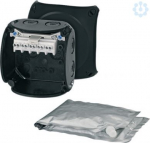 "Water proof" junction box WP 0202 B 93x93x62mm IP68 black, 5-poles, for Cu up to 2.5 mm2 62000098 | 4012591123521