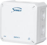 Junction box SNFK11 110x110x67 mm IP66 HF white with lid 83169006 | 5907813237607