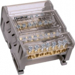 Distribution block 4P 125A-7 2x35 + 5x6mm&sup2;, Moblock MAB4124A18 | 4744397041913