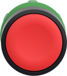 Red flush pushbutton head &Oslash;22 push-push unmarked. range of product: Harmony XB5 - device short name: ZB5 - mounting diameter: 22 mm. ZB5AH04 | 3389110134872