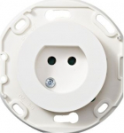 Luminaire outlet for wall, 2P, 6 A, 250 V, white, Renova WDE011140 | 3606480698088