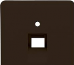 Cover plate, brown UAE 1xRJXX BR CD CD569-1UABR | 4011377681606