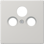 Cover plate for SAT/TV socket outlet, light-grey, LS LS990SATLG | 4011377024458