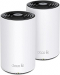 Wireless Router TP-LINK Wireless Access Point / Router 2-pack 5400 Mbps Mesh Wi-Fi 6e 2x10/100/1000M 1x2.5GbE LAN \ WAN ports 3 Number of antennas 4 DECOXE75PRO(2-PACK) DECO XE75 PRO-2-PACK | 4897098684986