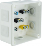 VP-053-51 Puszka n/t 118x118x68 IP55 6-wl dł.gum. z zac. biała 61.167 | 5901769015074