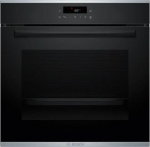 Bosch Oven | HBA272BB3 | 71 L | Electric | Pyrolysis/Hydrolytic | Touch control | Height 59.5 cm | Width 59.4 cm | Black HBA272BB3 | 4242005464289