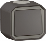 PLEXO 1 GANG 2-WAY SWITCH - ANTHRACITE - SURFACE 069761L | 3414971882522