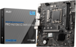 MSI PRO H610M-G WIFI DDR4 | Processor family Intel | Processor socket LGA1700 | DDR4 | Supported hard disk drive interfaces SATA, M.2 | Number of SATA connectors 4 PRO H610M-G WIFI | 4711377020626