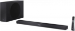 Sharp 2.1ch Ultra-slim Dolby Atmos/DTS Virtual: X Soundbar with Wireless Subwoofer | HT-SBW320 | 360 W | Bluetooth | Black | Wireless connection HT-SBW320 | 4550556175098