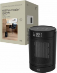 Ceramic fan heater, 1500 W,  22 m&sup2;, portable, black FH1500BLACK | 7090019825735