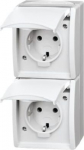 For vertical installation. With screwless terminals. Prewired with hinged lids, 2 P + E, 2CKA002084A0710 | 4011395079645