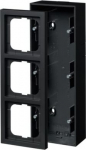 Surface mounting box 3-gang Black - Impressivo 2TKA00004459 | 6438199008585