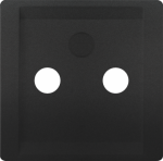 Cover for TV/SAT outlet, DELTA style, Anthracite Cosso 5TG1338-0AC | 4001869554723