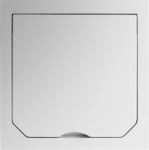 Socket outlet with hinged lid, of die-cast aluminum, DELTA i-system 5UB4650 | 4011721023366