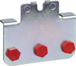 Cable trunking, PrismaSeT G, Vertical trunking metal support plates (80x60 mm) for enclosures, Set o LVS04266 | 3606481883148