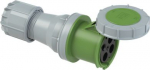 CEE connector 4x125A (3P+PE) 10h IP67 POWER TWIST with cap green 244-10 | 9003399590924