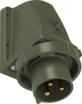 CEE-wall mounted plug 3x32A (2P+PE) 6h IP67 green 5232-6K.U | 9003399454349