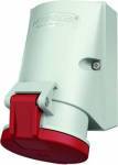 Wall mounted recept., 32A7p6h400V, IP44 736 | 4015394005605