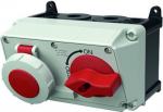 Wall mounted recept., 32A4p6h400V, IP67 7634 | 4015394231646