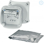 "Water proof" junction box WP 0202 G 93x93x62mm IP68 grey, 5-poles, for Cu up to 2.5 mm2 62000097 | 4012591123514