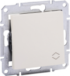 Switch, 1-gang, two-way, without frame, cream, 10AX, Asfora EPH0401423 | 3606480595776