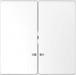 2 gang cover plate with indicator window, Sys-D lotus white MTN3420-6035 | 3606480888519