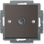 TV outlet, ch&acirc;teau-black 1743-01-95-507 basic55 2CKA001724A4313 | 4011395160244