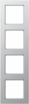 4-gang frame aluminium, A-Creation AC584AL | 4011377026605