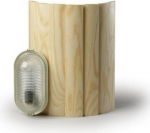 Sauna luminaire with pine grill 1x30/60W C35/E IP44 AVH15.1 | 6418677601132