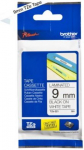 Brother | TZe-221 Laminated Tape | Black on White | TZe | 8 m | 9 cm TZE221 | 4977766685085